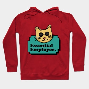 Essential Employee - Cat Hoodie